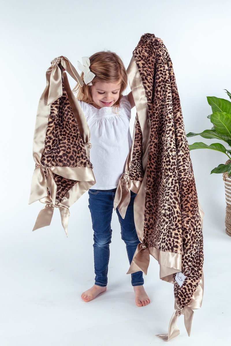 Cheetah Knotty Blankie