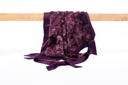 Dappled Plum Knotty Blankie