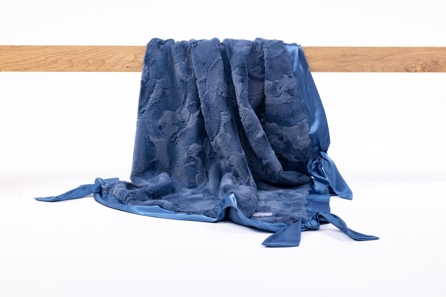 Dusty Denim Knotty Blankie