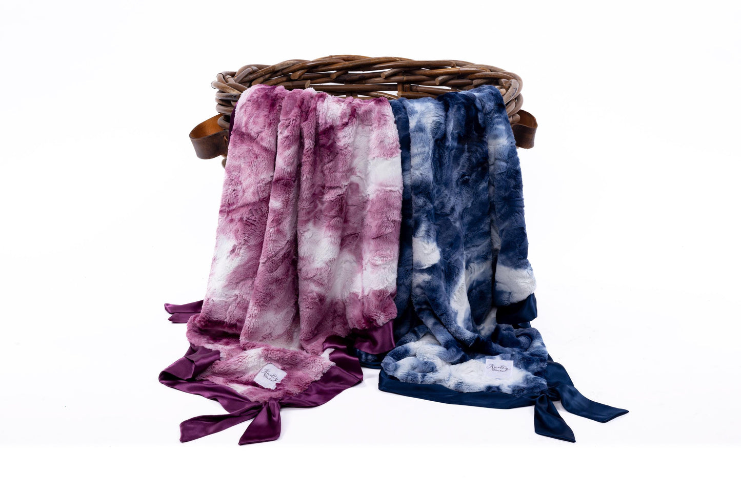 Tie Dye Berry Knotty Blankie