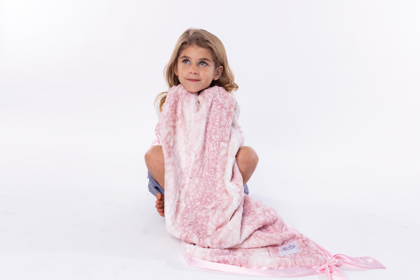 Pink Sandpiper Knotty Blankie