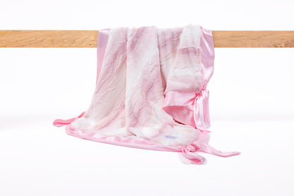 Ombre Rose Knotty Blankie
