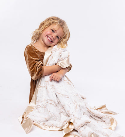 Frosty Sand Knotty Blankie