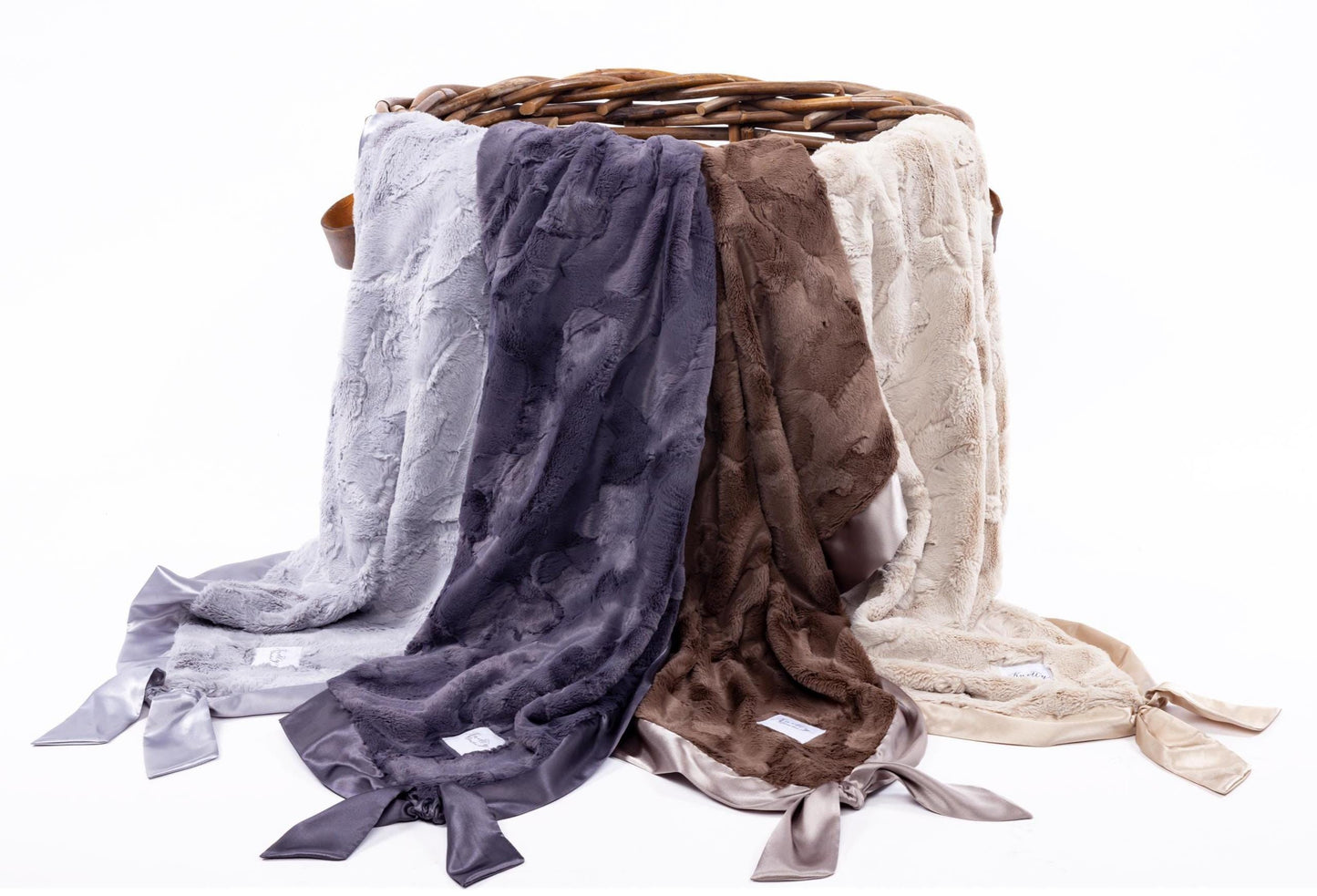 Little Shadow Charcoal Knotty Blankie